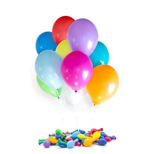 100 Luftballons 25cm bunt, für Hochzeit und Party,Silvester, Karneval, Bunt Mehrfarbig, Latexballons, Heliumballons 100 Luftballons 25cm bunt, für Hochzeit und Party,Silvester, Karneval, Bunt Mehrfarbig, Latexballons, Heliumballons von Party Factory