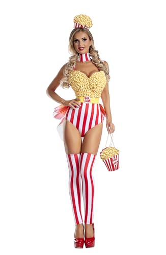 Party King Women's Popcorn Babe Fancy Dress Costume Medium von Party King