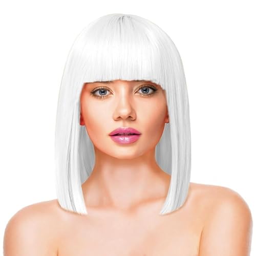 Party Pro 862126, Perruque Crazy blanche von Party Pro