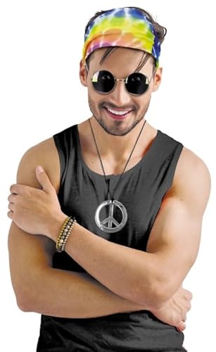 Party Pro 865362, Set Hippy coloré Homme von Party Pro