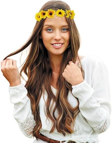 Party Pro 865381, Bandeau Hippie tournesol von Party Pro