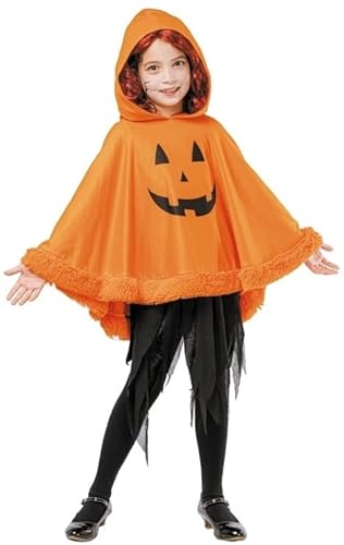 Party Pro 87291952, Poncho Citrouille Enfant 56 cm von Party Pro