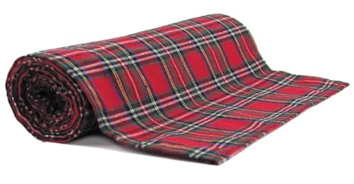 Party Pro 908280, Chemin de Table Coton/Polyester Tartan 3m von Party Pro