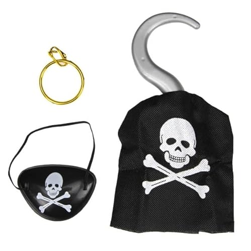 Party Pro 91204, Petit Set Pirate Crochet 3 pièces von Party Pro