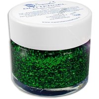 Glitzergel grün 15ml, Glitter-Effekt für Haut & Haare, 1 Dose mit Glitzer von Party Xplosion