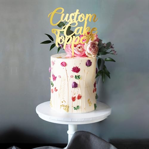 Party to Be Personalisiert Acryl Kuchen Topper für Hochzeit Geburtstag Jubiläum Baby Dusche Graduation mit Namen Alter Kuchen Dekoration von Party to Be