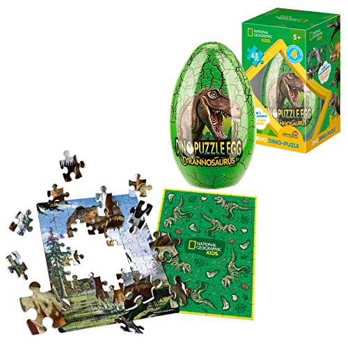 Party town 8436598031478 National Geographic Puzzle, wendbar, Tyrannosaurus, 5 Jahre, T Rex, Ei, Spielzeug, Dinosaurier-Spiele von Party town