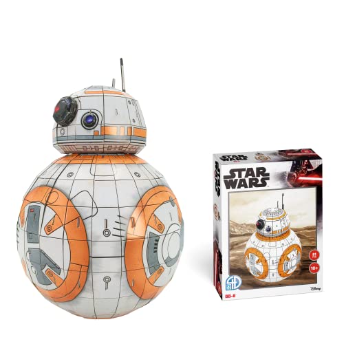 Party town 843659803 Puzzle 3D-BB8, Star Wars Kinder, 10 Jahre, 81 Stück, Modelle zum Bauen von Erwachsenen, Modellbausatz von Party town