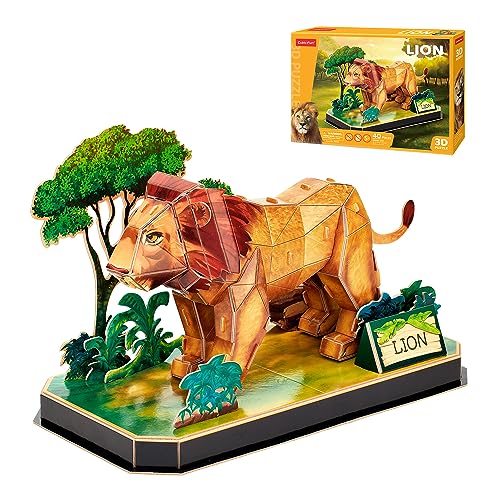 Puzzle 3D Löwen - 3 D Puzzle Für Kinder Und 3 D Puzzle Erwachsen | 3D Puzzle Kinder +5 Jahre | 3D Puzzle Erwachsene | Einfache Montage | 40 Teiile Puzzle 3D Löwen - 3 D Puzzle Für Kinder Und 3 D Puzzle Erwachsen | 3D Puzzle Kinder +5 Jahre | 3D Puzzle Erwachsene | Einfache Montage | 40 Teiile von Party town