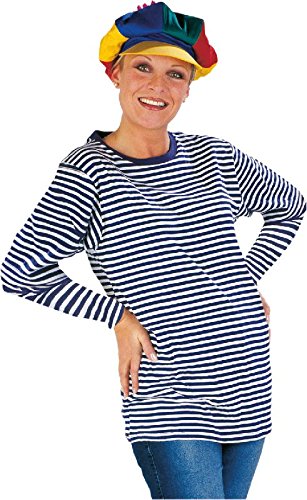 Party x People Ringelpulli langer Arm blau Damen Kostüm Karneval Halloween von Party x People