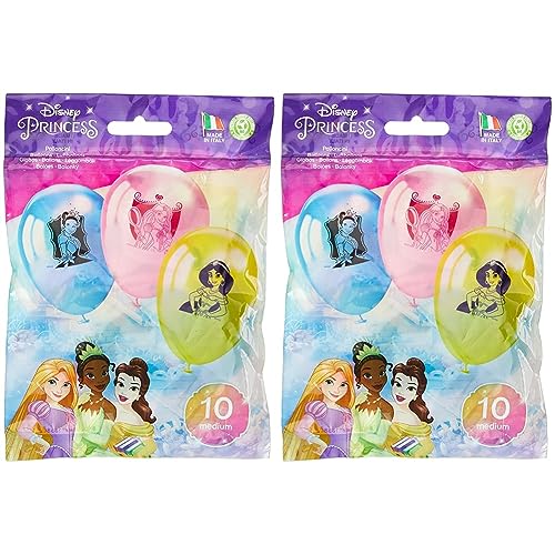 Disney 33677 Prinzessinnen bunte Luftballons (Packung mit 2) von Ciao