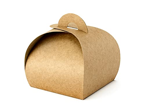 Boxen, Kraftpapier, 6x6x5.5cm, 10 Stck. / Pckg. PUDP23 von PartyDeco