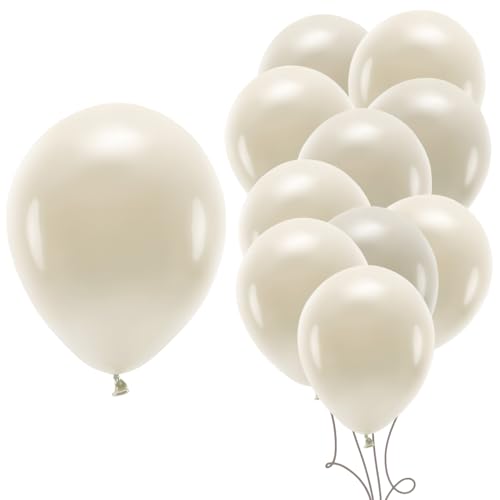 ECO Alabaster-Latexballons, Pastellperle, 30 cm, 10 Stk von PartyDeco