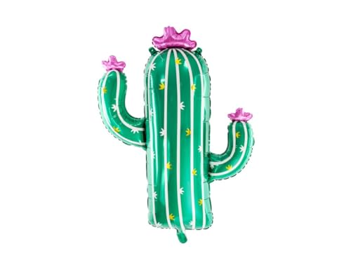 Folienballon Kaktus 62x84cm für Helium geeignet Luftballon Kindergeburtstag Schulanfang Strandparty/PartyDeco Folienballon Cactus 60x82cm mix Geburtstag von PartyDeco