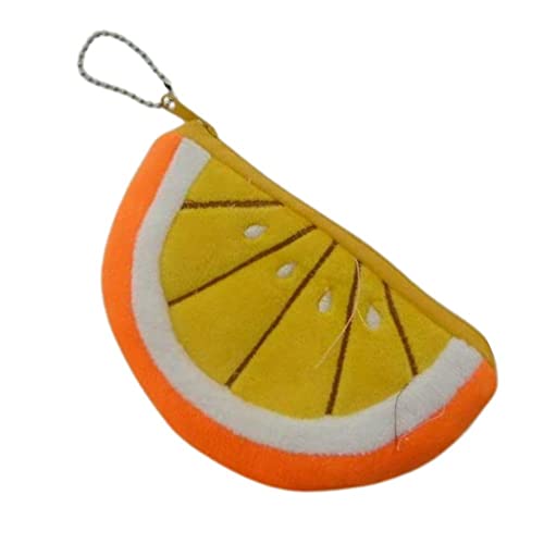 PartyErasers Kawaii Orange Obst Reißverschluß Beutel Geldbörse von PartyErasers