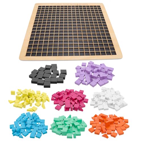 PartyKindom 1 Satz Holzpuzzle für Pädagogisches mit Bunten Musterblöcken Montessori Material Kreativität Handfertigkeit und Freude Beim Lernen Geeignet für Kleinkinder Ab Jahren PartyKindom 1 Satz Holzpuzzle für Pädagogisches mit Bunten Musterblöcken Montessori Material Kreativität Handfertigkeit und Freude Beim Lernen Geeignet für Kleinkinder Ab Jahren von PartyKindom
