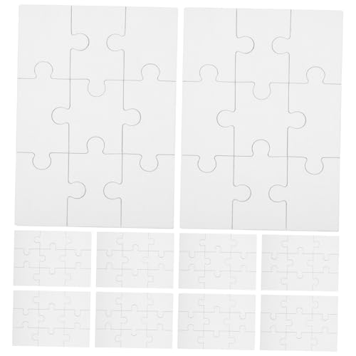 PartyKindom 10 Blatt Blanko Puzzle Teile DIY Malpuzzle für Bemalen Zeichnen Basteln und Kreativitätsförderung Multifunktionale Leere Puzzleteile für Geburtstags Freizeitaktivitäten PartyKindom 10 Blatt Blanko Puzzle Teile DIY Malpuzzle für Bemalen Zeichnen Basteln und Kreativitätsförderung Multifunktionale Leere Puzzleteile für Geburtstags Freizeitaktivitäten von PartyKindom