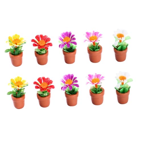 PartyKindom 10 Stück Teiliges Miniatur Künstliche Topfpflanzen Lebensechte Bonsai Deko für Innenräume Pflegeleicht Leichte Mini Dekoration für Garten Tisch und Mikrolandschaften PartyKindom 10 Stück Teiliges Miniatur Künstliche Topfpflanzen Lebensechte Bonsai Deko für Innenräume Pflegeleicht Leichte Mini Dekoration für Garten Tisch und Mikrolandschaften von PartyKindom