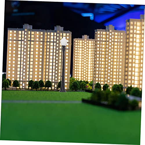 PartyKindom 10 Stück Teiliges Miniatur Straßenlaternen Weißlicht Modellbahn Garten Lampen für Sandtisch Dekor Langlebige Detailreiche Mini Park Lampen für Puppenhäuser und Modellbau PartyKindom 10 Stück Teiliges Miniatur Straßenlaternen Weißlicht Modellbahn Garten Lampen für Sandtisch Dekor Langlebige Detailreiche Mini Park Lampen für Puppenhäuser und Modellbau von PartyKindom