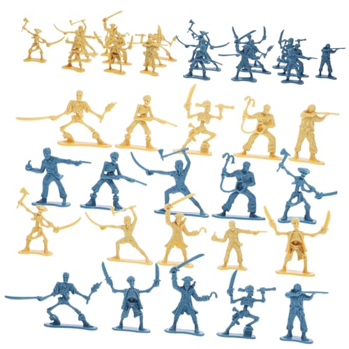 PartyKindom 100 Stück Teiliges Piraten Soldaten Figuren Miniatur Menschen Modelle aus Robustem für Sandtisch und Rollenspiele Wiederverwendbar Detailreich Gestaltete Piraten und Skelett PartyKindom 100 Stück Teiliges Piraten Soldaten Figuren Miniatur Menschen Modelle aus Robustem für Sandtisch und Rollenspiele Wiederverwendbar Detailreich Gestaltete Piraten und Skelett von PartyKindom