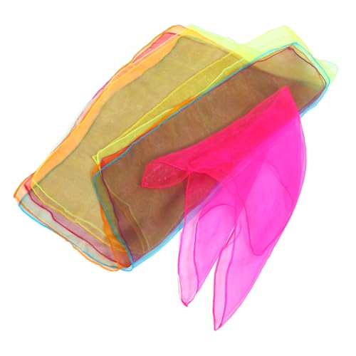 PartyKindom 12 Stück Teiliges Jongliertücher Bunte Quadratische Tanzschals für Leichte Chiffon Schals mit Feiner Verarbeitung Komfortabel Vielseitig für Jonglieren Tanz und Bühnenperformance PartyKindom 12 Stück Teiliges Jongliertücher Bunte Quadratische Tanzschals für Leichte Chiffon Schals mit Feiner Verarbeitung Komfortabel Vielseitig für Jonglieren Tanz und Bühnenperformance von PartyKindom