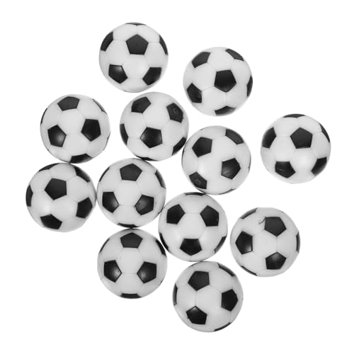 PartyKindom 12 Stück Teiliges Mini Fußball Ersatzbälle aus Umweltfreundlichem Resin Kunststoff für Tischfußball Spieltisch Langlebig und Passend für Standard Tischkicker PartyKindom 12 Stück Teiliges Mini Fußball Ersatzbälle aus Umweltfreundlichem Resin Kunststoff für Tischfußball Spieltisch Langlebig und Passend für Standard Tischkicker von PartyKindom