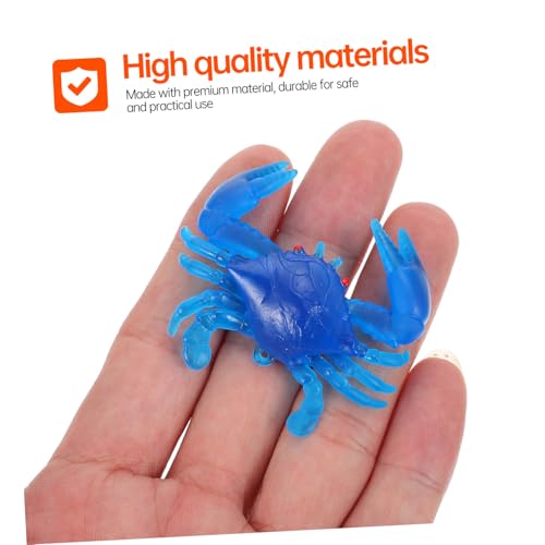 PartyKindom 12 Stück Teiliges Realistische Krabben Modelle aus Umweltfreundlichem TPR Bunte Meeresbewohner als Aquarium Dekoration und Pädagogisches Kinderspielzeug für Jungen und Mädchen Ab PartyKindom 12 Stück Teiliges Realistische Krabben Modelle aus Umweltfreundlichem TPR Bunte Meeresbewohner als Aquarium Dekoration und Pädagogisches Kinderspielzeug für Jungen und Mädchen Ab von PartyKindom