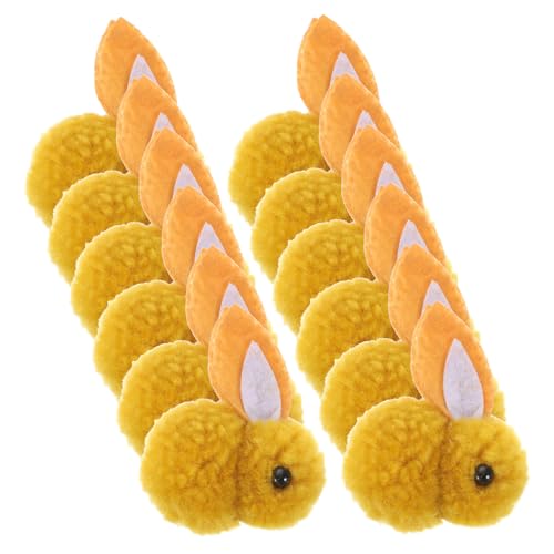 PartyKindom 12 Stück Teiliges Weihnachtsbaum Deko mit Kleinen Plüsch Hasen Dekorative Kuscheltiere Weiche Weihnachtskaninchen Figuren für Festliche Heim und Partygestaltung PartyKindom 12 Stück Teiliges Weihnachtsbaum Deko mit Kleinen Plüsch Hasen Dekorative Kuscheltiere Weiche Weihnachtskaninchen Figuren für Festliche Heim und Partygestaltung von PartyKindom