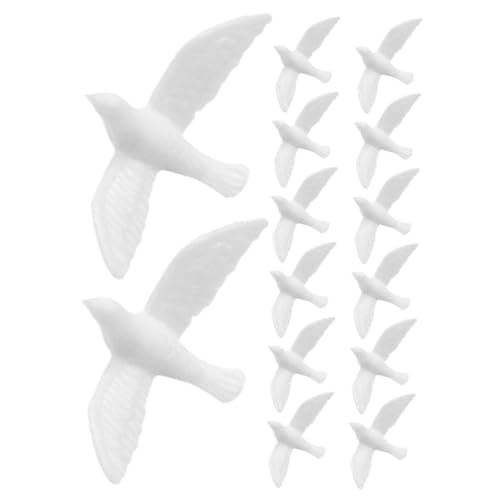 PartyKindom 14 Stück Teiliges Miniatur Taubenfiguren aus Langlebigem Resin Realistische Weiße Vogelmodelle für Puppenhaus Rustikaler Landschaftsschmuck Dekorative Tauben für Moos und PartyKindom 14 Stück Teiliges Miniatur Taubenfiguren aus Langlebigem Resin Realistische Weiße Vogelmodelle für Puppenhaus Rustikaler Landschaftsschmuck Dekorative Tauben für Moos und von PartyKindom