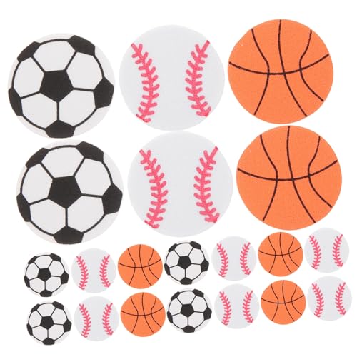 PartyKindom 150 Blatt Teiliges Sportsball Sticker Große Basketball Fußball und Baseball Aufkleber Kreative DIY Bastelmaterialien Personalisierte Niedliche Dekoration für Kinderzimmer PartyKindom 150 Blatt Teiliges Sportsball Sticker Große Basketball Fußball und Baseball Aufkleber Kreative DIY Bastelmaterialien Personalisierte Niedliche Dekoration für Kinderzimmer von PartyKindom