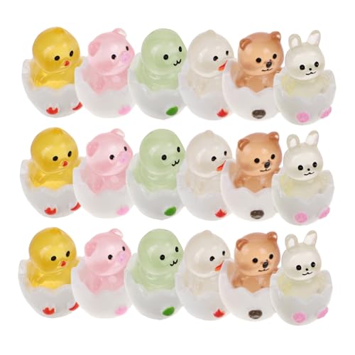 PartyKindom 18 Stück Teiliges Leuchtender Miniatur Resin tierfiguren Nachtaktive Kleine Dekorative Tierornamente Langlebige Niedliche Mini tierfiguren für Garten Innenraumdekoration PartyKindom 18 Stück Teiliges Leuchtender Miniatur Resin tierfiguren Nachtaktive Kleine Dekorative Tierornamente Langlebige Niedliche Mini tierfiguren für Garten Innenraumdekoration von PartyKindom