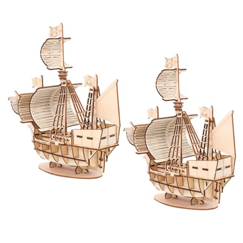 PartyKindom 2 Sätze Holz Segelboot Modellbausatz Pädagogisches Puzzle für Erwachsene und Natürliches Holz Vorgefertigte Teile Kreatives DIY und Dekoration PartyKindom 2 Sätze Holz Segelboot Modellbausatz Pädagogisches Puzzle für Erwachsene und Natürliches Holz Vorgefertigte Teile Kreatives DIY und Dekoration von PartyKindom