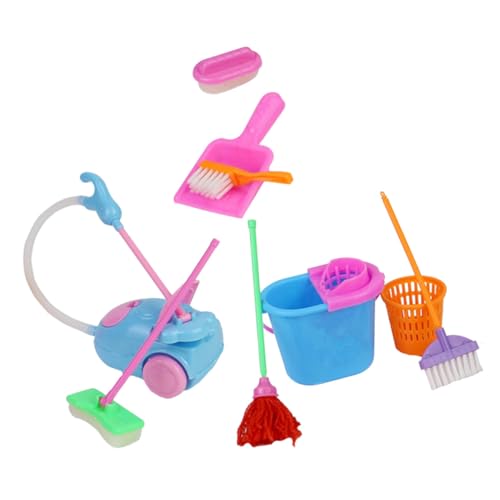 PartyKindom 2 Sätze Puppenhaus Reinigungs Putzset Miniatur Zubehör für Rollenspiel Bunte Farben Fördert Feinmotorik und Soziale Fähigkeiten Geeignet für Mädchen und Jungen Zufällige Farbe PartyKindom 2 Sätze Puppenhaus Reinigungs Putzset Miniatur Zubehör für Rollenspiel Bunte Farben Fördert Feinmotorik und Soziale Fähigkeiten Geeignet für Mädchen und Jungen Zufällige Farbe von PartyKindom
