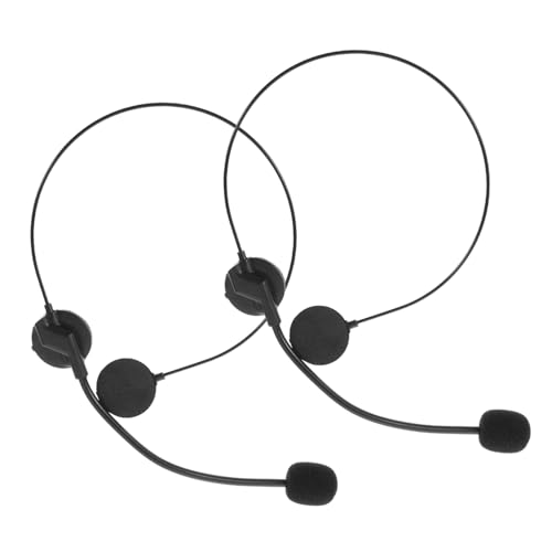 PartyKindom 2 Stück Cosplay Star Kopfhörer Requisite Teiliges Verstellbares Mikrofon Headset für Kostüm Party Aufführungen Junge Mädchen Zubehör PartyKindom 2 Stück Cosplay Star Kopfhörer Requisite Teiliges Verstellbares Mikrofon Headset für Kostüm Party Aufführungen Junge Mädchen Zubehör von PartyKindom