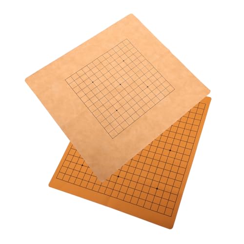 PartyKindom 2 Stück Faltbares Teiliges Gobang Schachbrett aus Weichem PU Leder Beidseitig Nutzbar Leichtes Tragbares Brettspiel Zubehör für Go und Brettspiel Fans Reisespiel Zufällige Farbe PartyKindom 2 Stück Faltbares Teiliges Gobang Schachbrett aus Weichem PU Leder Beidseitig Nutzbar Leichtes Tragbares Brettspiel Zubehör für Go und Brettspiel Fans Reisespiel Zufällige Farbe von PartyKindom