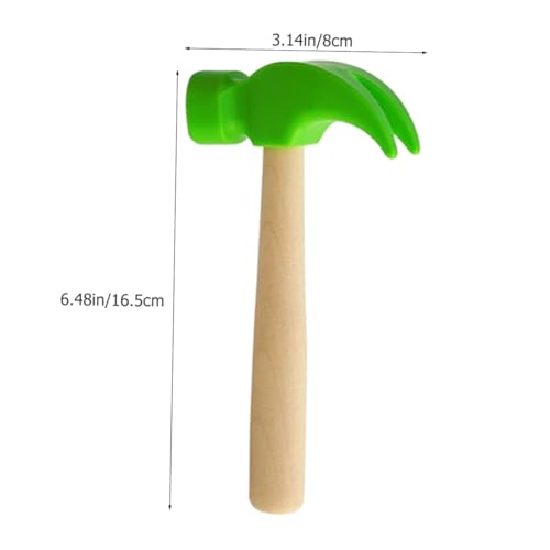 PartyKindom 2 Stück Hammer aus PP und Holz Kleiner Schlaghammer für Sicherer Werkzeug Nachahmer für Spiel Greiffähigkeit Geschenk zu Geburtstag und Weihnachten PartyKindom 2 Stück Hammer aus PP und Holz Kleiner Schlaghammer für Sicherer Werkzeug Nachahmer für Spiel Greiffähigkeit Geschenk zu Geburtstag und Weihnachten von PartyKindom