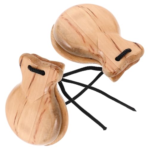 PartyKindom 2 Stück Holz Kastagnetten Handliche Percussion Instrumente für Leicht für Musikunterricht Tanzpartys und Musiktherapie Spielerisch Musikalische Fähigkeiten Fördern PartyKindom 2 Stück Holz Kastagnetten Handliche Percussion Instrumente für Leicht für Musikunterricht Tanzpartys und Musiktherapie Spielerisch Musikalische Fähigkeiten Fördern von PartyKindom