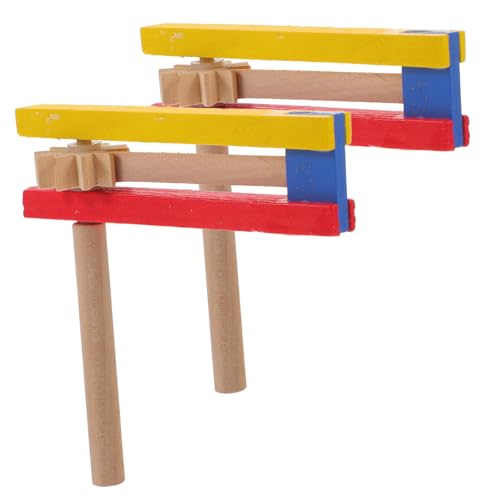 PartyKindom 2 Stück Holz Rassel mit Langem Griff Teiliges Pädagogisches Percussion Instrument Selbstrotierende Kastagnetten für Sicherer Griff Klarer für Kindergarten und Kinderparty PartyKindom 2 Stück Holz Rassel mit Langem Griff Teiliges Pädagogisches Percussion Instrument Selbstrotierende Kastagnetten für Sicherer Griff Klarer für Kindergarten und Kinderparty von PartyKindom