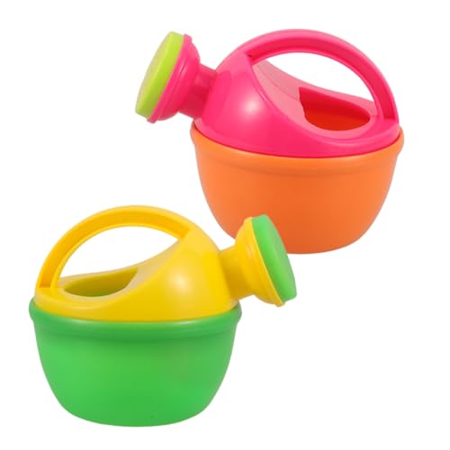 PartyKindom 2 Stück Kleine Gießkanne aus Robustem Kunststoff mit Griffen Badewannenspielzeug und Strandspielzeug für Vielseitig für Garten Bad und Sandspaß im Sommer PartyKindom 2 Stück Kleine Gießkanne aus Robustem Kunststoff mit Griffen Badewannenspielzeug und Strandspielzeug für Vielseitig für Garten Bad und Sandspaß im Sommer von PartyKindom