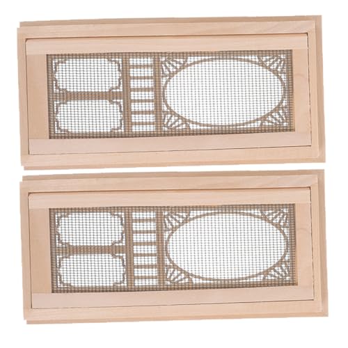 PartyKindom 2 Stück Maßstab Holz Hohlsieb Tür Einfache Montage Realistische Möbelreplik für DIY Dekoration Passend für Moderne und Klassische Puppenhäuser PartyKindom 2 Stück Maßstab Holz Hohlsieb Tür Einfache Montage Realistische Möbelreplik für DIY Dekoration Passend für Moderne und Klassische Puppenhäuser von PartyKindom