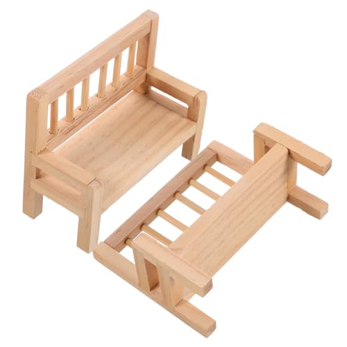 PartyKindom 2 Stück Miniatur Gartenbank aus Holz Detailreiche Puppenhaus Möbel Miniatur Sitzbank für Puppenhaus Deko für Wohnzimmer Schlafzimmer und Küche PartyKindom 2 Stück Miniatur Gartenbank aus Holz Detailreiche Puppenhaus Möbel Miniatur Sitzbank für Puppenhaus Deko für Wohnzimmer Schlafzimmer und Küche von PartyKindom