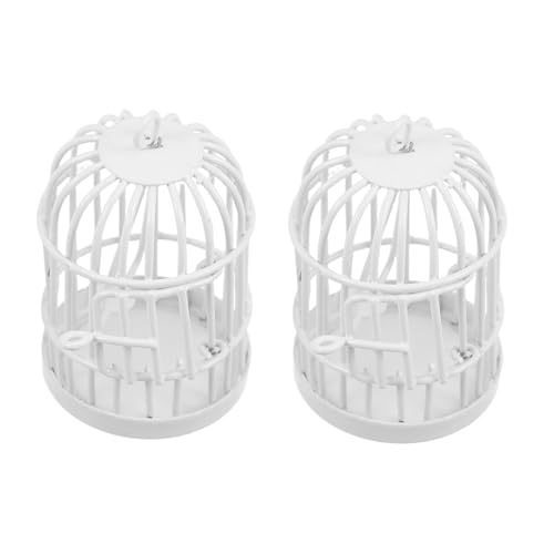 PartyKindom 2 Stück Miniatur Vogelkäfig aus Metall mit Tür Vintage Hohler Käfig Kleine Dekorative Deko für Puppenhaus Geeignet für Feengarten und Mikro-Landschaft Langlebig und Pflegeleicht PartyKindom 2 Stück Miniatur Vogelkäfig aus Metall mit Tür Vintage Hohler Käfig Kleine Dekorative Deko für Puppenhaus Geeignet für Feengarten und Mikro-Landschaft Langlebig und Pflegeleicht von PartyKindom