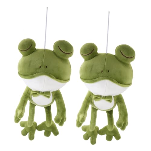 PartyKindom 2 Stück Plüsch Frosch Kuscheltier Weiches Stofftier zum und Dekorieren Cartoon Tierfigur mit Weißem Bauch für Raumdekoration Zufällige Farbe Zufällige Farbe PartyKindom 2 Stück Plüsch Frosch Kuscheltier Weiches Stofftier zum und Dekorieren Cartoon Tierfigur mit Weißem Bauch für Raumdekoration Zufällige Farbe Zufällige Farbe von PartyKindom