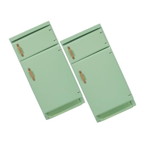 PartyKindom 2 Stück Puppenhaus Zubehör Kompakter Robuster Mini-kühlschrank für Puppenhaus-Szene Kreative Fotografie und Vielseitiges Rollenspiel PartyKindom 2 Stück Puppenhaus Zubehör Kompakter Robuster Mini-kühlschrank für Puppenhaus-Szene Kreative Fotografie und Vielseitiges Rollenspiel von PartyKindom