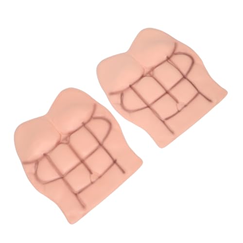 PartyKindom 2 Stück Realistisches Muskelkostüm für Herren Leichtes Eva Cosplay Requisit mit täuschend natürlicher Brustmuskulatur für Halloween Mottopartys und Kostümveranstaltungen PartyKindom 2 Stück Realistisches Muskelkostüm für Herren Leichtes Eva Cosplay Requisit mit täuschend natürlicher Brustmuskulatur für Halloween Mottopartys und Kostümveranstaltungen von PartyKindom