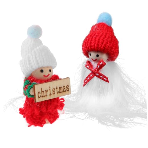 PartyKindom 2 Stück Teiliges Mini Puppenhaus Niedliche Weihnachtsfiguren Jungen Mädchen Handgefertigt Detailreich als Xmas Christbaumschmuck und Süße Hausdekoration Geeignet Zufällige Farbe PartyKindom 2 Stück Teiliges Mini Puppenhaus Niedliche Weihnachtsfiguren Jungen Mädchen Handgefertigt Detailreich als Xmas Christbaumschmuck und Süße Hausdekoration Geeignet Zufällige Farbe von PartyKindom