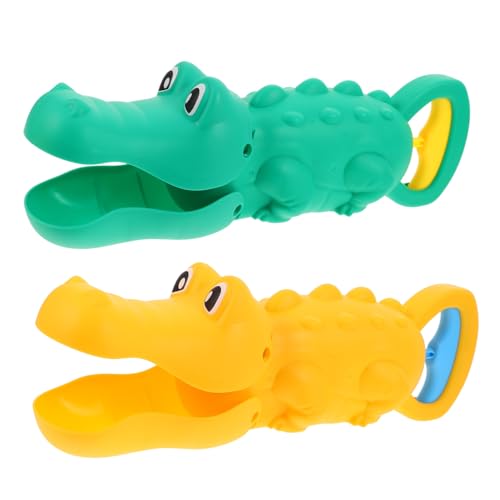 PartyKindom 2 Stück Teiliges Sandspielzeug Lobster Claw Sandgreifer Leicht Tragbar für Strand Sandkasten Garten und Schneespiel Robustes Outdoor in Gelb und Grün PartyKindom 2 Stück Teiliges Sandspielzeug Lobster Claw Sandgreifer Leicht Tragbar für Strand Sandkasten Garten und Schneespiel Robustes Outdoor in Gelb und Grün von PartyKindom