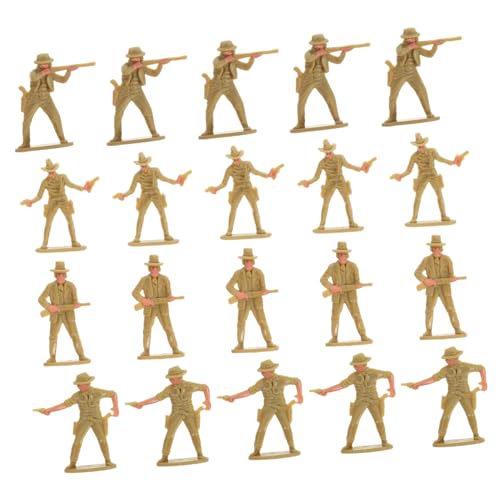 PartyKindom 20 Stück Teiliges Miniatur Cowboy Figurenset Realistische Western Modelle Hohe Landschaftsdekoration Pädagogisches Rollenspiel für Handbemalte Western Spielfiguren PartyKindom 20 Stück Teiliges Miniatur Cowboy Figurenset Realistische Western Modelle Hohe Landschaftsdekoration Pädagogisches Rollenspiel für Handbemalte Western Spielfiguren von PartyKindom
