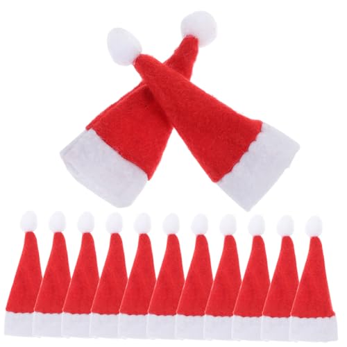 PartyKindom 24 Stck Teiliges Mini Weihnachtsmütze aus Filz für DIY Basteln und Lollipop Dekoration Leichte Flexible Mini Hüte für Weihnachtsdeko Party und Familienfeier Farblich Sortiert PartyKindom 24 Stck Teiliges Mini Weihnachtsmütze aus Filz für DIY Basteln und Lollipop Dekoration Leichte Flexible Mini Hüte für Weihnachtsdeko Party und Familienfeier Farblich Sortiert von PartyKindom