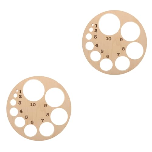 PartyKindom 2St Diagramm des Gebärmutterhalses Holzmodell Körper Rad Bausatz Klassen Gerät zum Training der Beckenbodenmuskulatur innerer Oberschenkeltrainer Trainierender hölzern Beige von PartyKindom